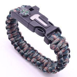 Multifunctional survival bracelet camping mountaineering adventures